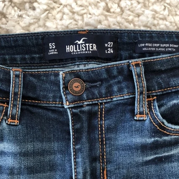 Hollister Low Rise Crop Super Skinny - Picture 3 of 6